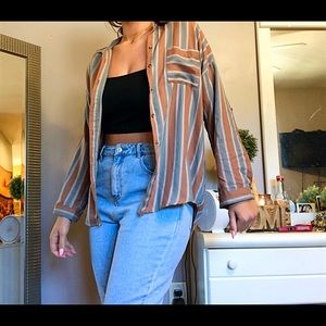 Beachy oversized flannel top